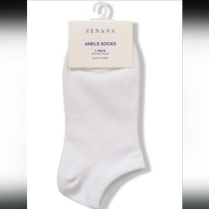 Zenana Outfitters-1 Pair Crew Socks (White 🤍)-0S